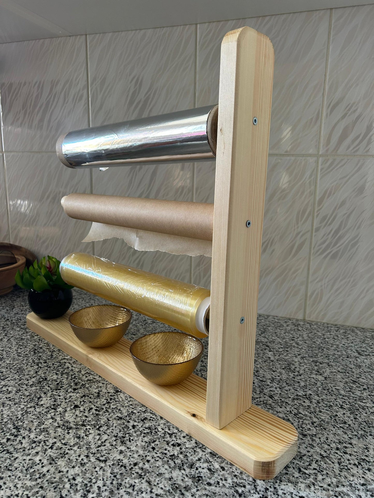 🍁 منظم رولوات المطبخ 3 في 1 🍁