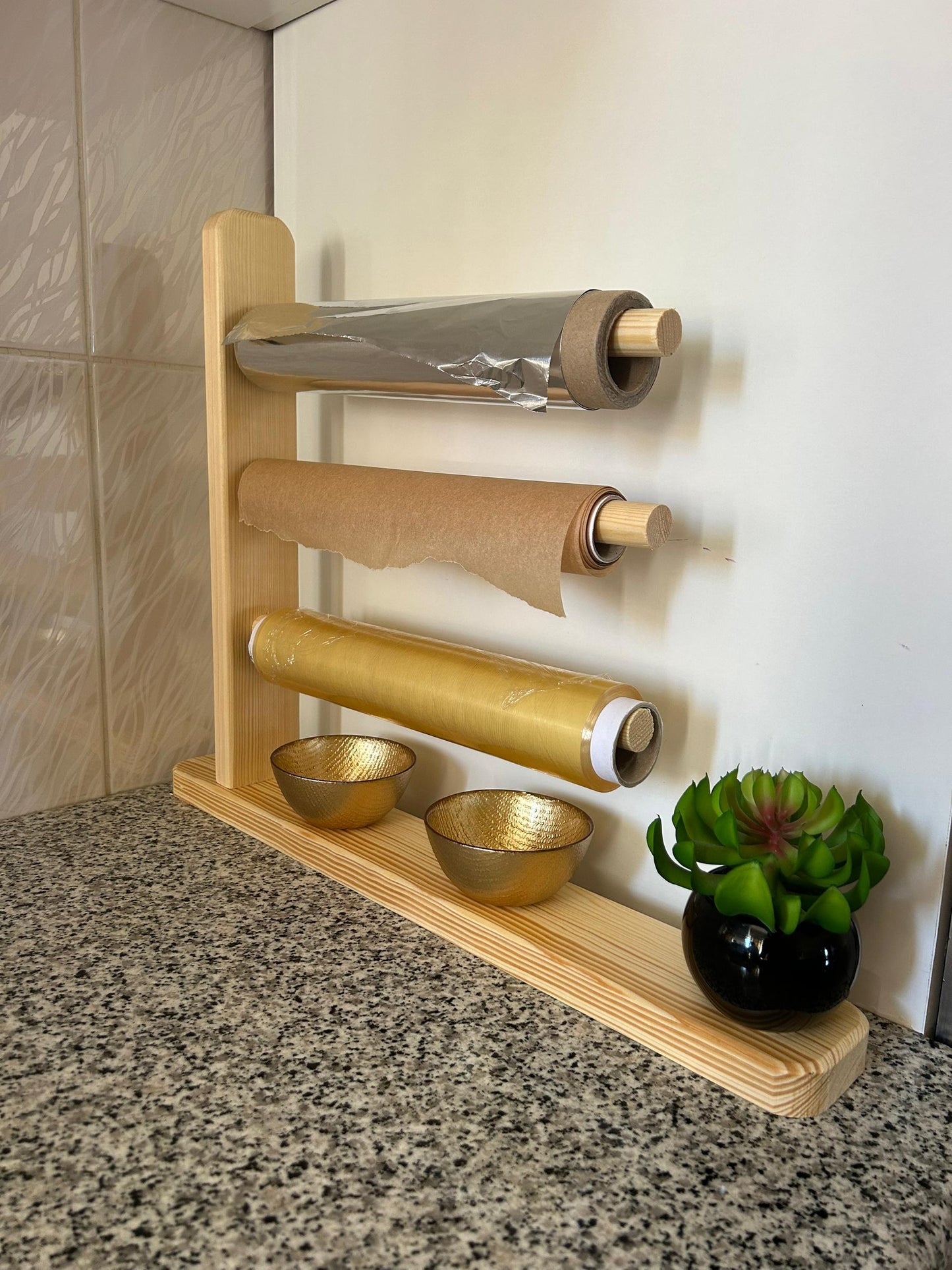 🍁 منظم رولوات المطبخ 3 في 1 🍁