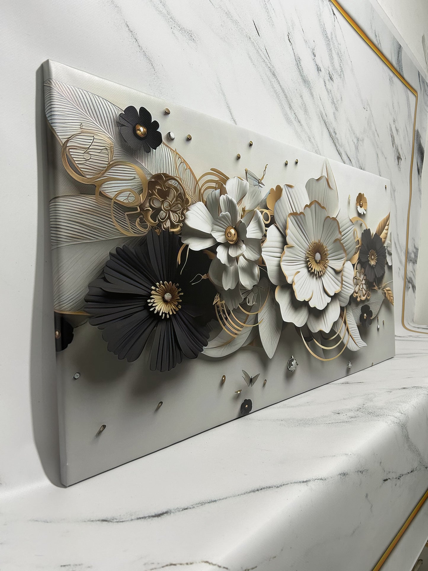 🌼Tableau décoratif fleurs XL🌼